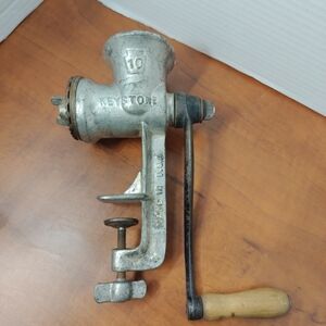 Vintage Keystone #10 Tabletop Meat Grinder Made In USA